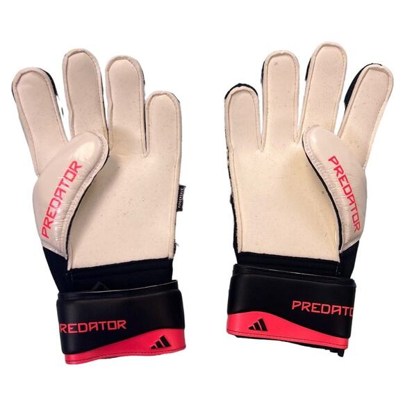 Adidas Predator Match Fingersave Goalkeeper Gloves Goalie Size 8 - Picture 3 of 5